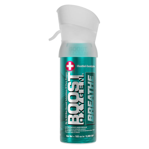 Boost Oxygen Supplemental Oxygen Pocket Size (3L) Breathe: Menthol-Eucalyptus