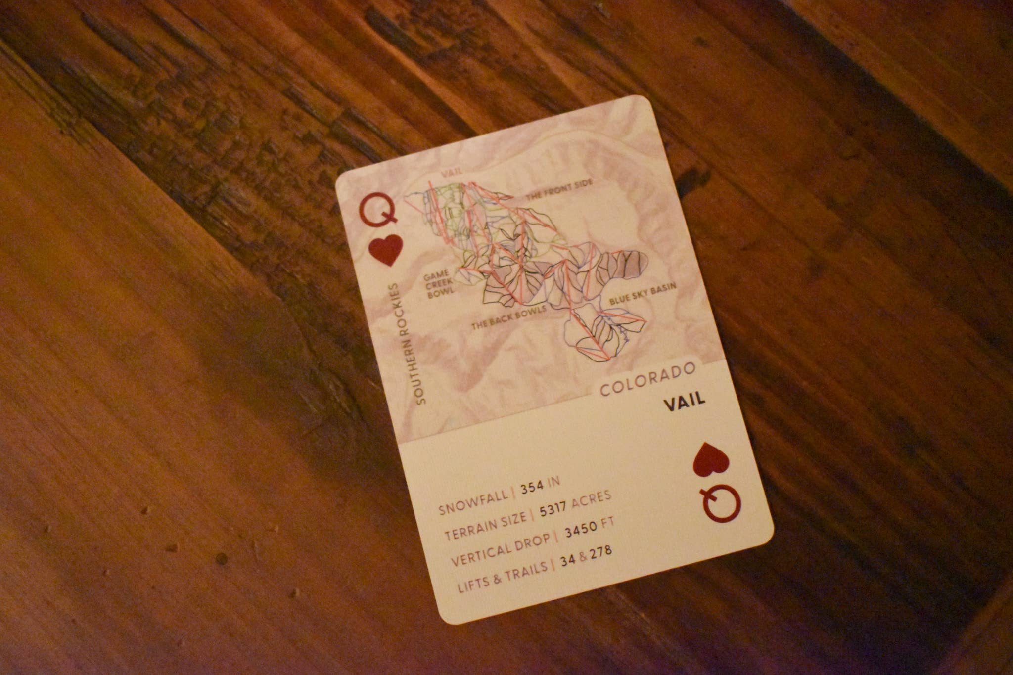 Ski the States – Bucket List • Playing Cards