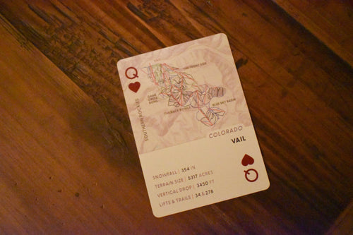 Ski the States – Bucket List • Playing Cards