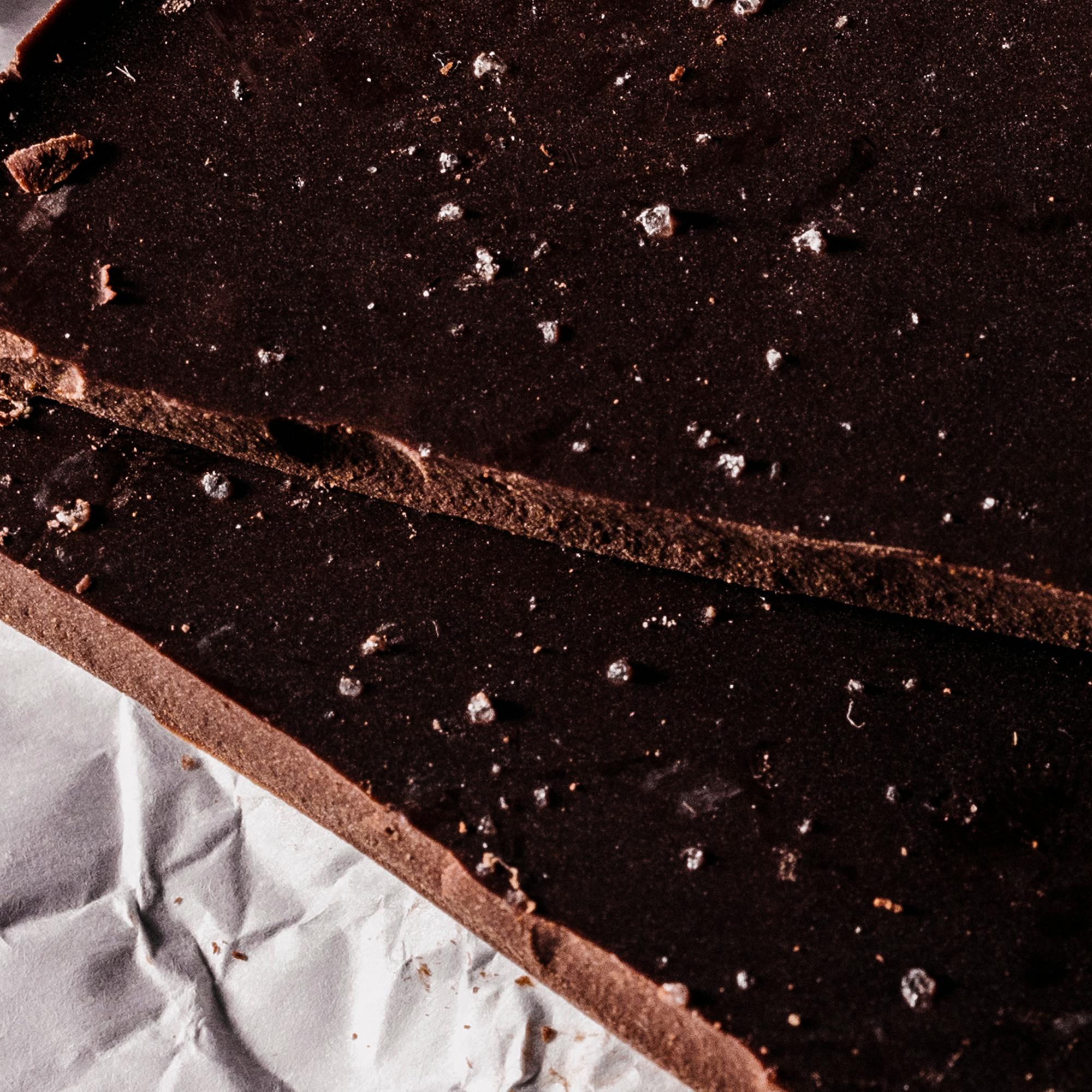 90% Salted Super Dark Chocolate Bar (Cane Sugar Free)