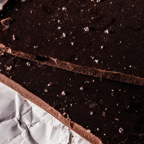 90% Salted Super Dark Chocolate Bar (Cane Sugar Free)