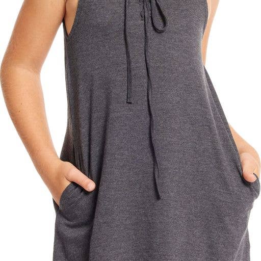 Follow The River Tank Dress Black