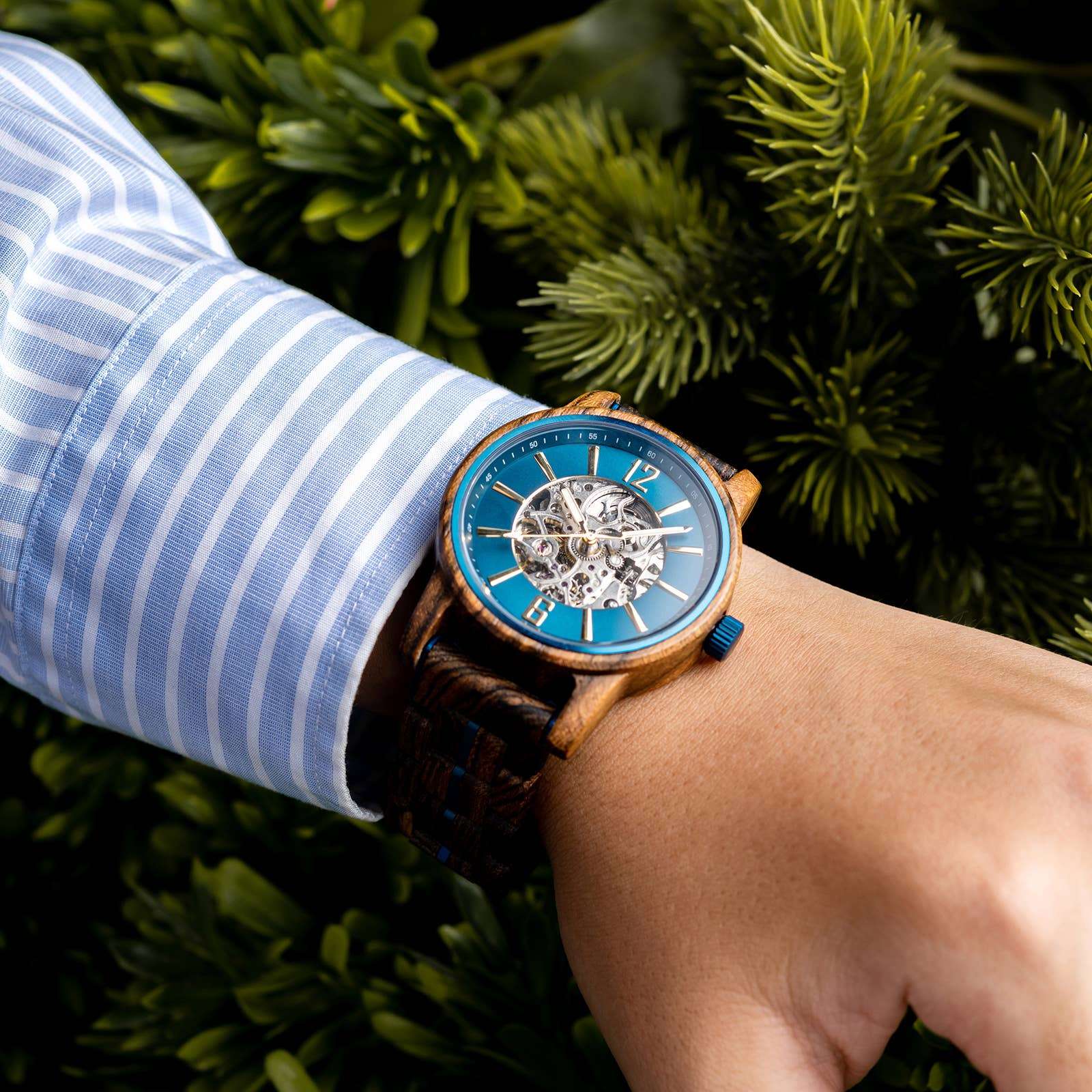 Wooden Element Blueprint Watch