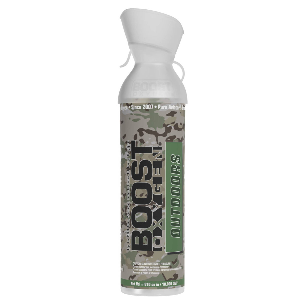 Boost Oxygen Boost Oxygen Supplemental Oxygen Large (10L) Camo: Natural