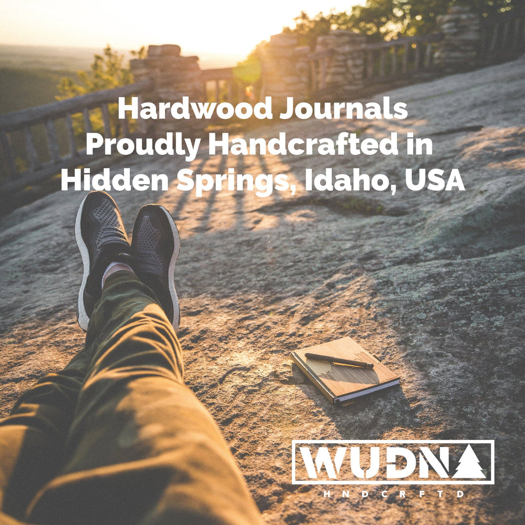 Handcrafted Wood Journal / Planner in 3 sizes