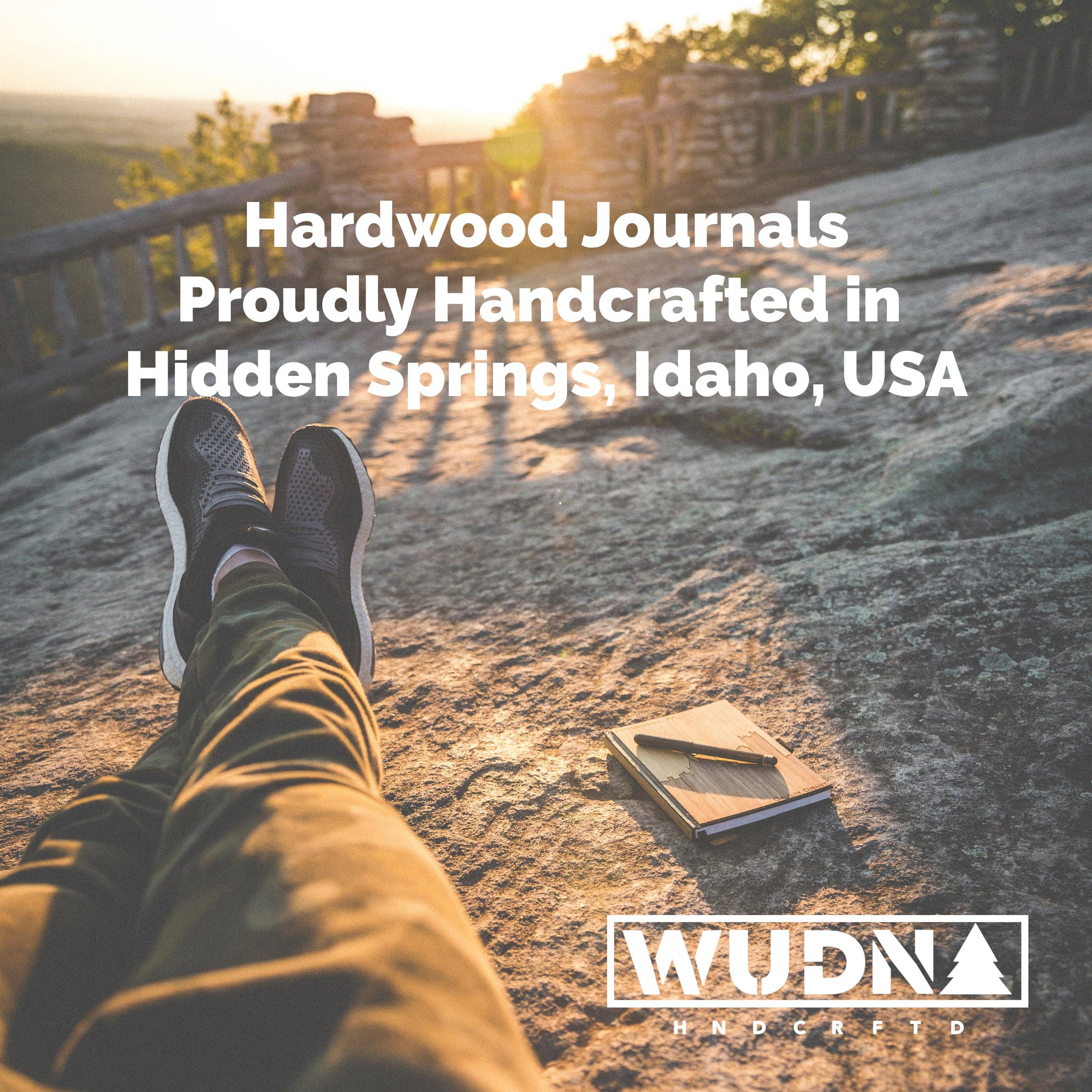 Handcrafted Wood Journal / Planner in 3 sizes