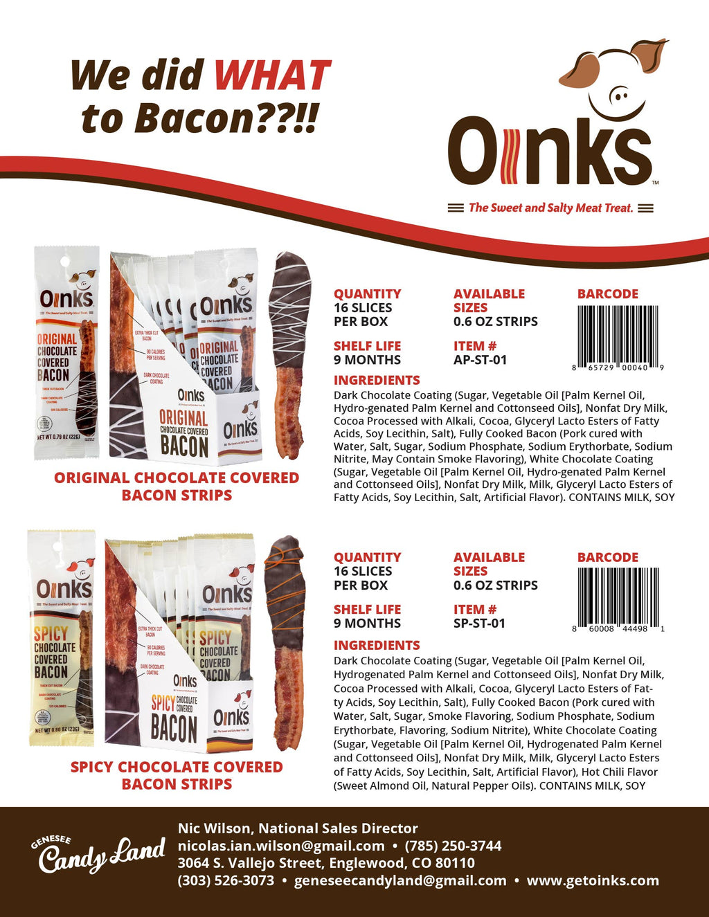 Spicy Chocolate Covered Bacon