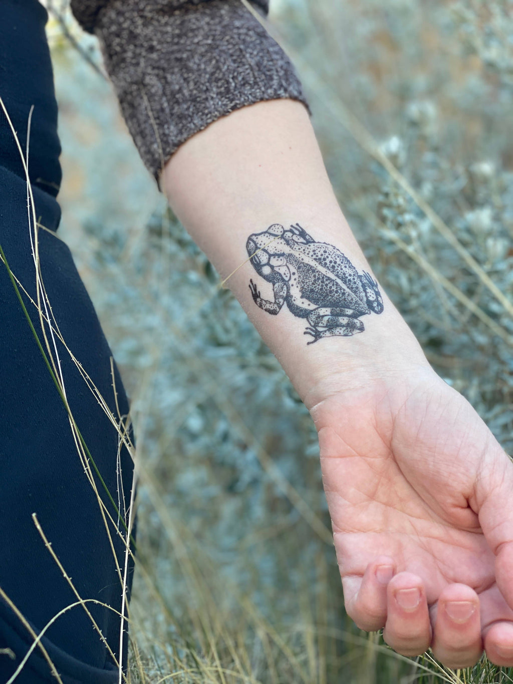 Toad Temporary Tattoo