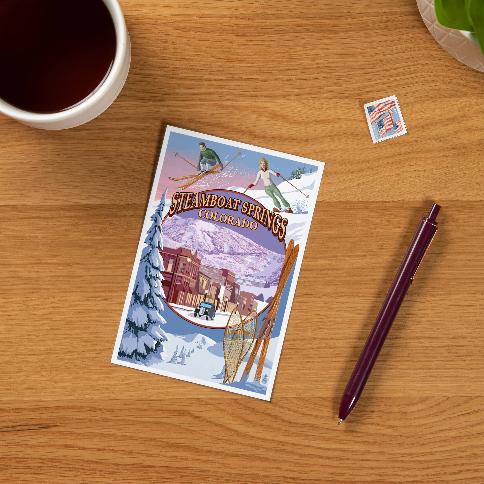 PREMIUM POSTCARDS Steamboat Springs, Colorado, Montage