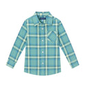Kids Plaid Buttondown Shirt GREEN PLAID