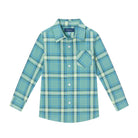 Kids Plaid Buttondown Shirt GREEN PLAID