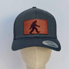 Sasquatch | bigfoot leather patch hat
