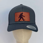 The Lonely Pine Sasquatch | bigfoot leather patch hat