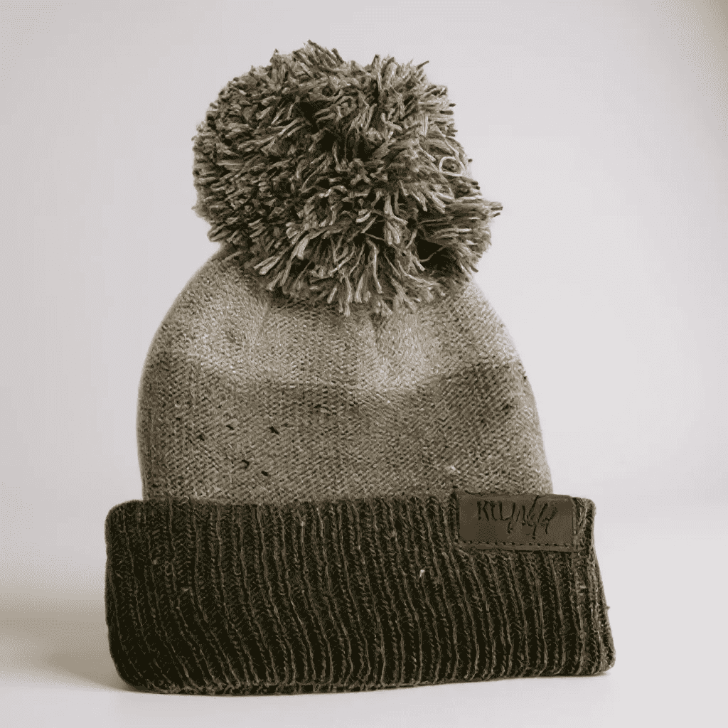 Keep the Littles Wild Puff beanie Green