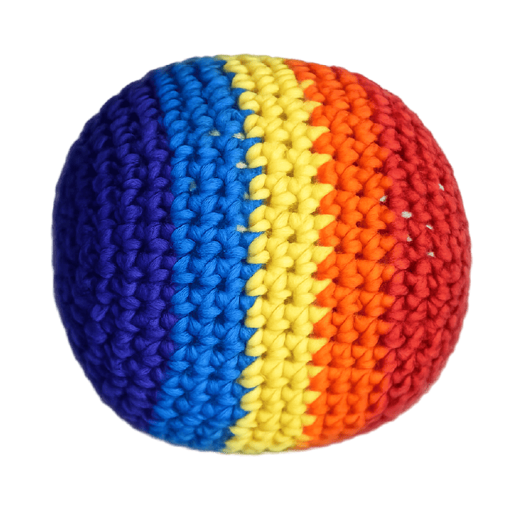 Novelty Brands Extreme Retro Hand-Knitted Kick Pouch Footbag