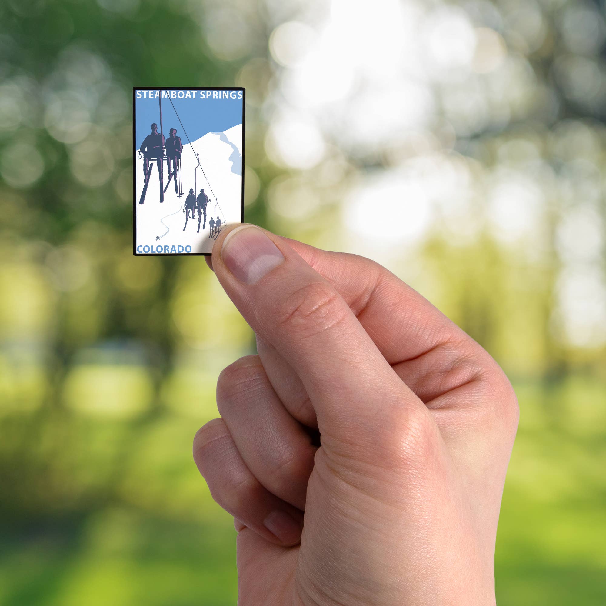 LAPEL PIN Steamboat Springs, Ski Lift