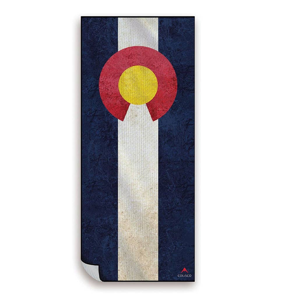 Colorado Eco-performance Towel Colorado Flag Large - 72”x30"