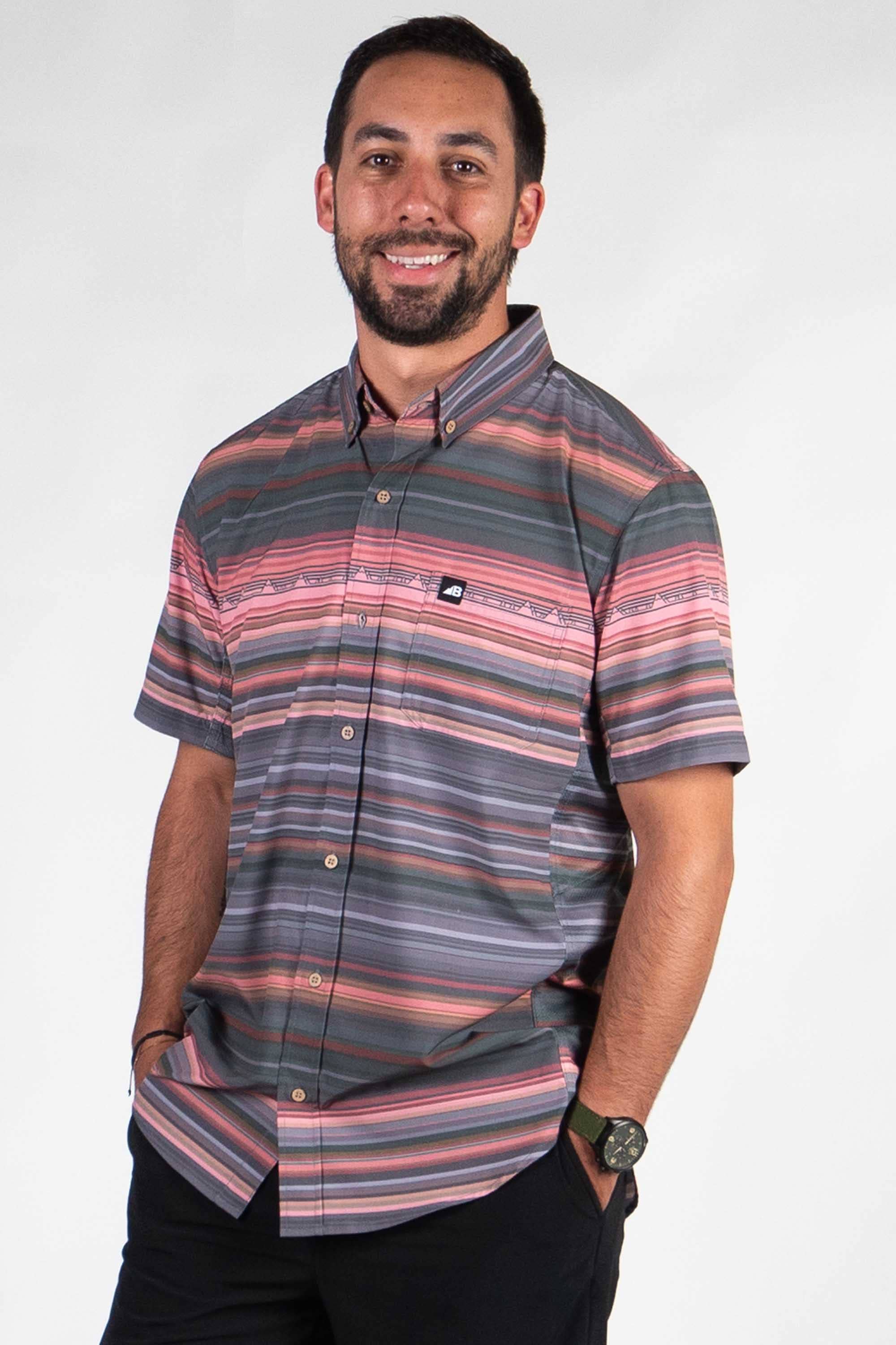 Vista Stretch Button Down