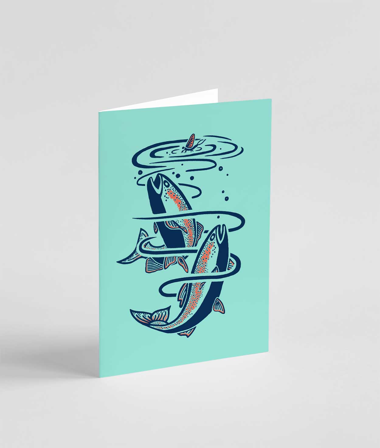 Trout Greeting Card