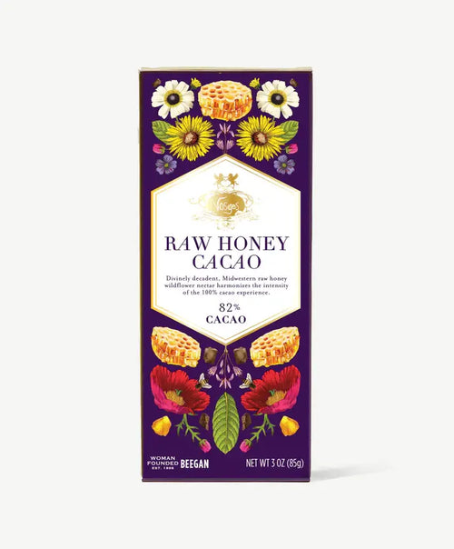 Gourmet Chocolate Bar Dark Chocolate w Raw Honey 82%
