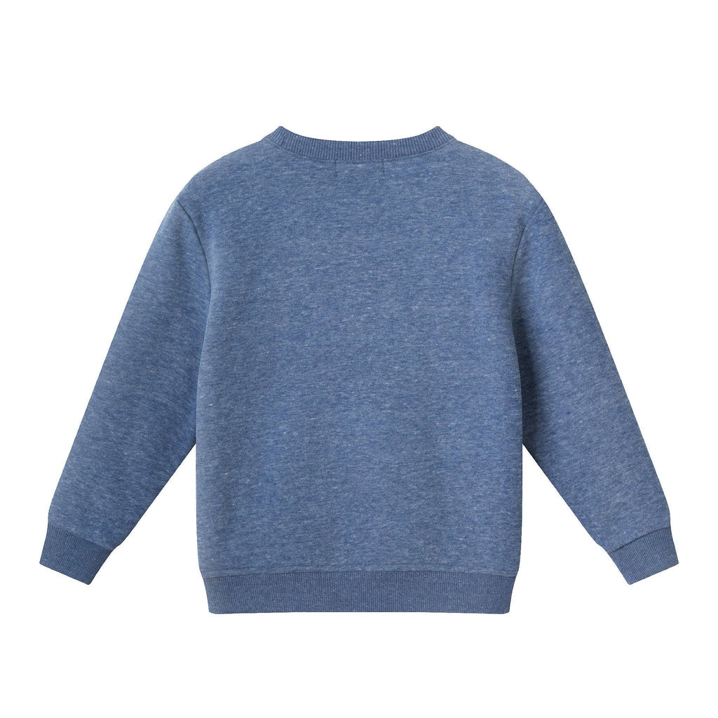 Kids Applique Sweatshirt | Navy Polar Bear