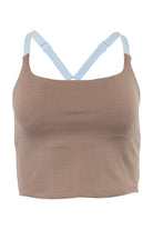 Belong Designs Women's Trailhead Tek Tank Desert Brown Block