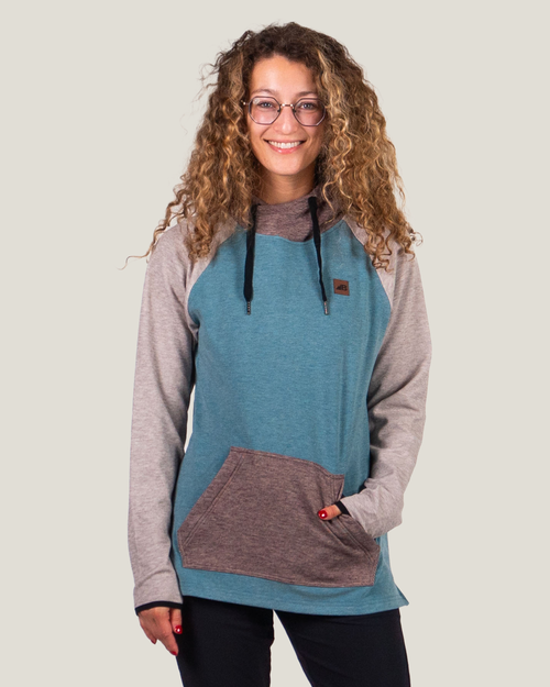 Women's Torreys Fleece Hoodie Vintage Aqua