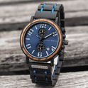 AvantWood Pilot - Men's Watch Black Navy