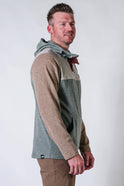 Belong Designs Men's Powell Fleece Hoodie Vintage Forest