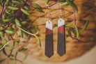 Wood & Resin Earrings Eko