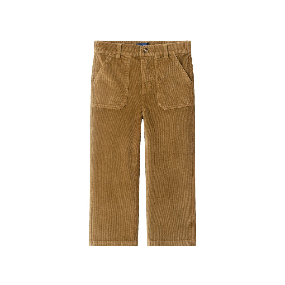 Andy & Evan Kids Wide Leg Corduroy Pants Beige