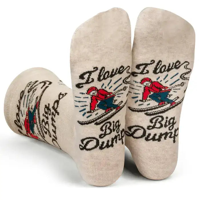 Lavley Fun Socks I Love Big Dumps