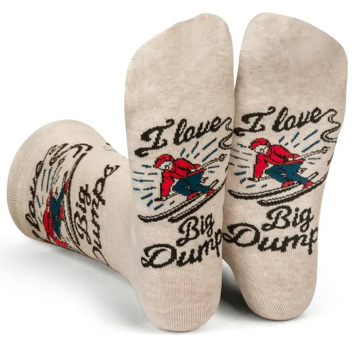 Fun Socks I Love Big Dumps