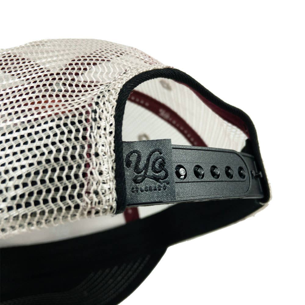 Trucker Hat - Monochromatic Grey - Black