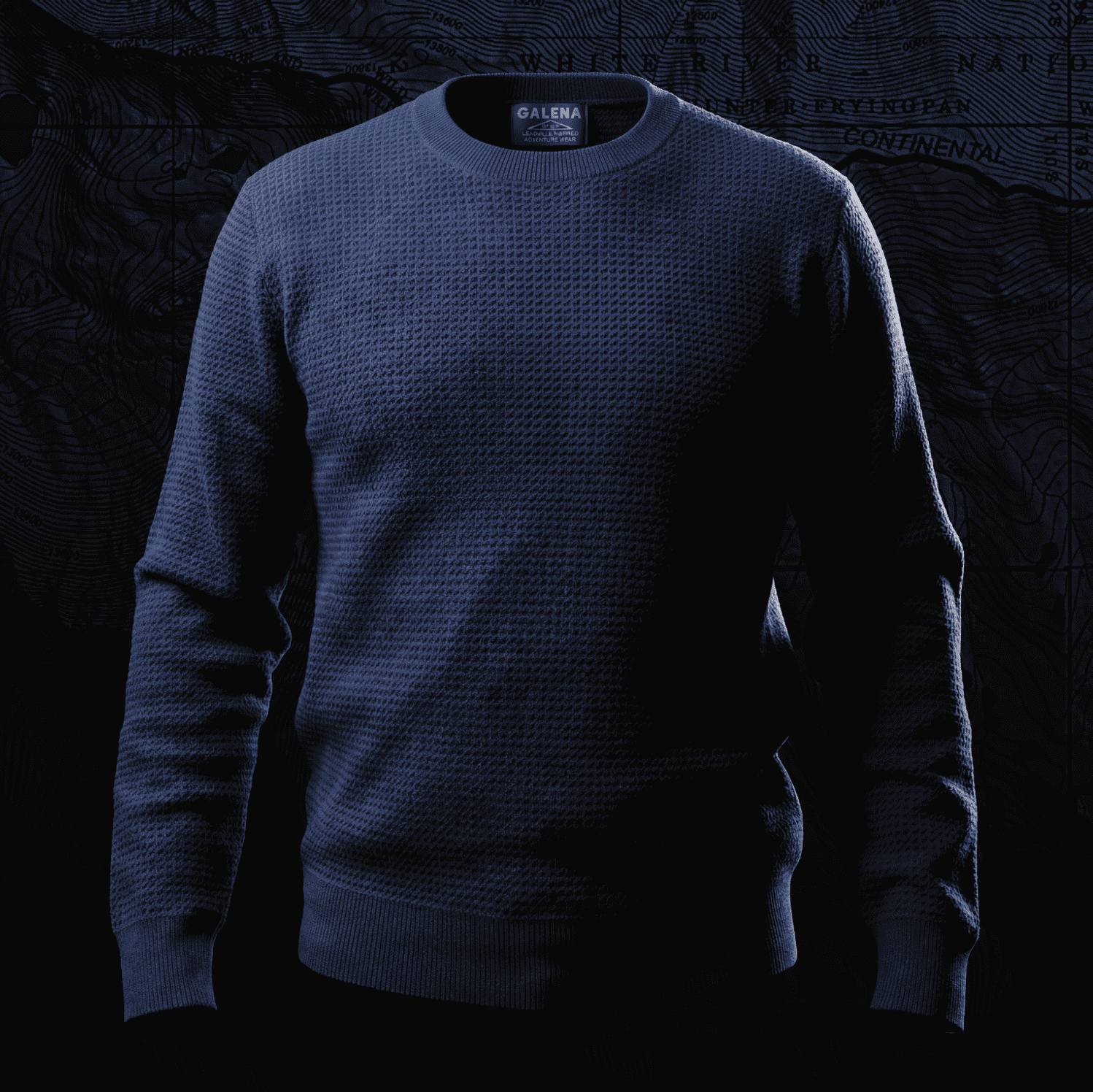 Galena Galena Mountain Merino Navy - Midnight