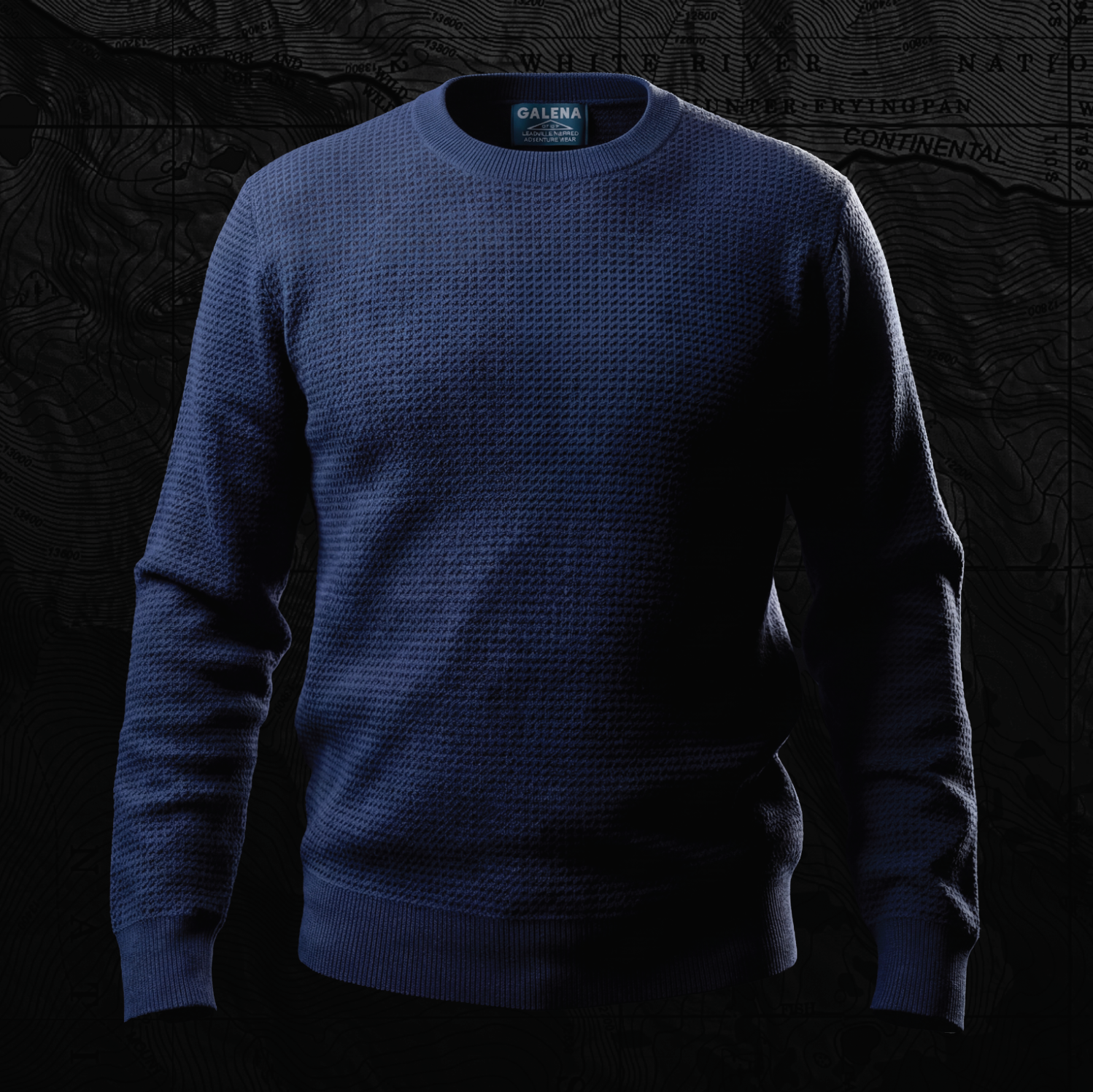 Galena Mountain Merino Navy - Midnight