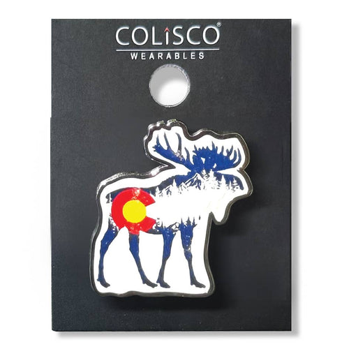 Moose Colorado Lapel Pin