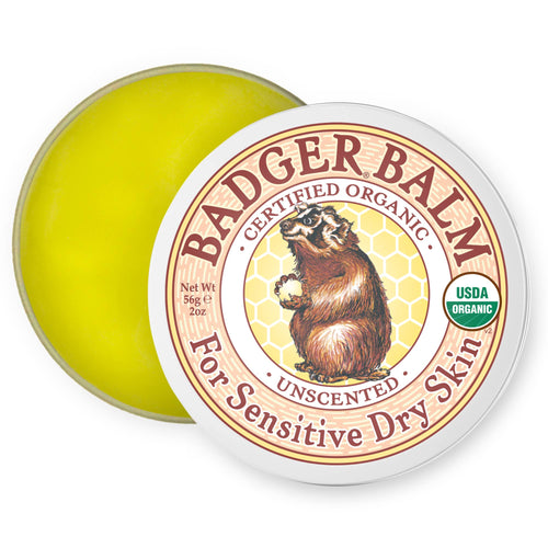 Badger Balm Unscented, Sensitive Skin Moisturizer