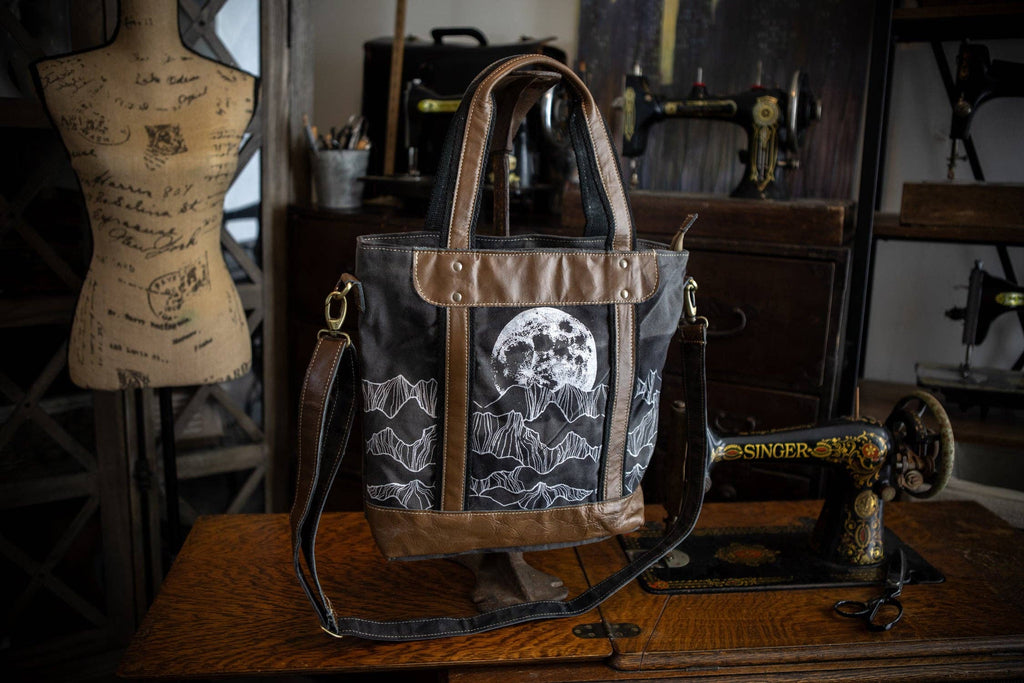 Moonrise Recycled Canvas Crossbody Tote