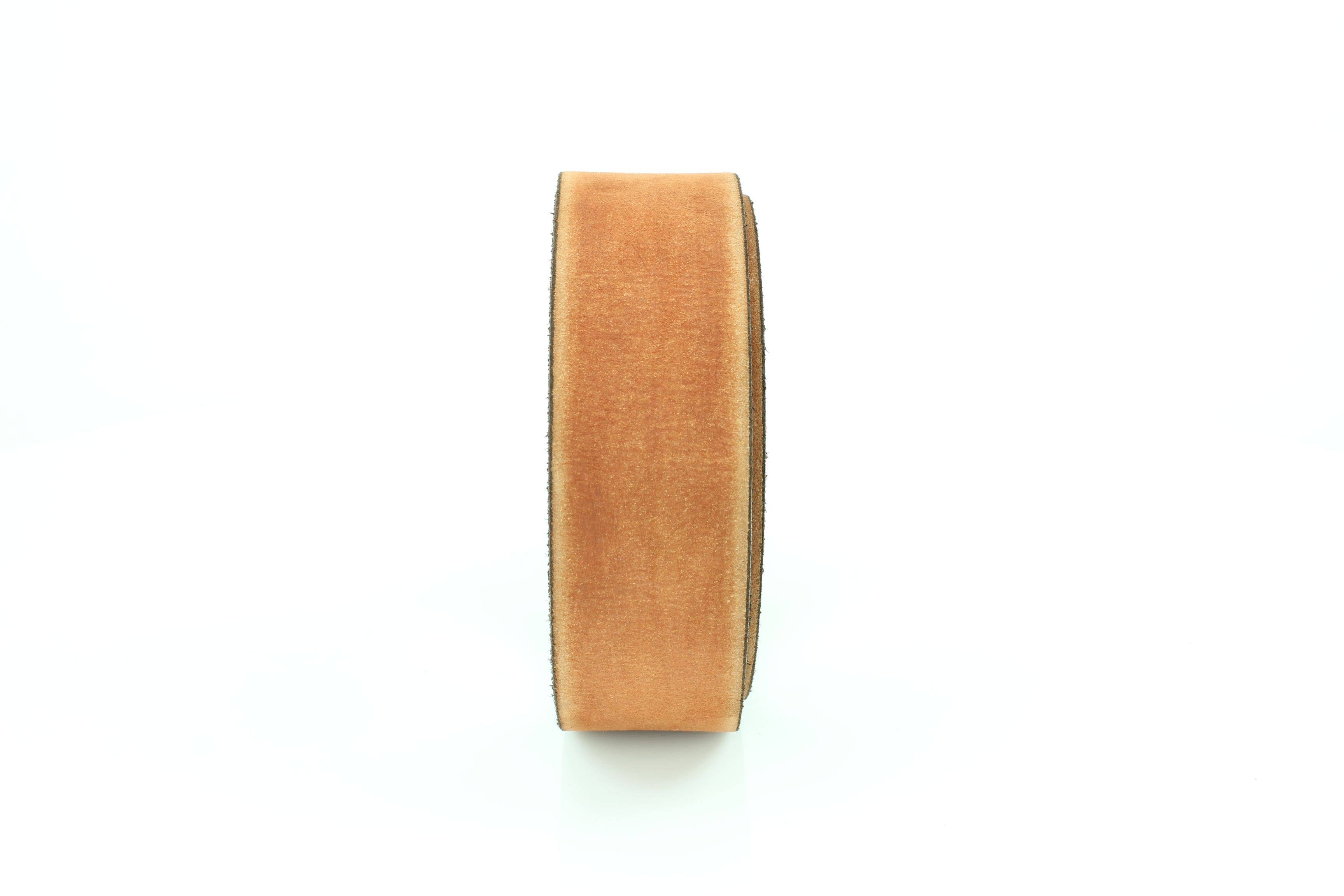 Matte Distressed Variegated Leather Belt