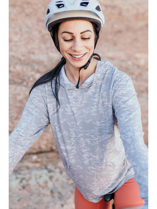 Women's Traverse Tek Hoodie Piney Biege
