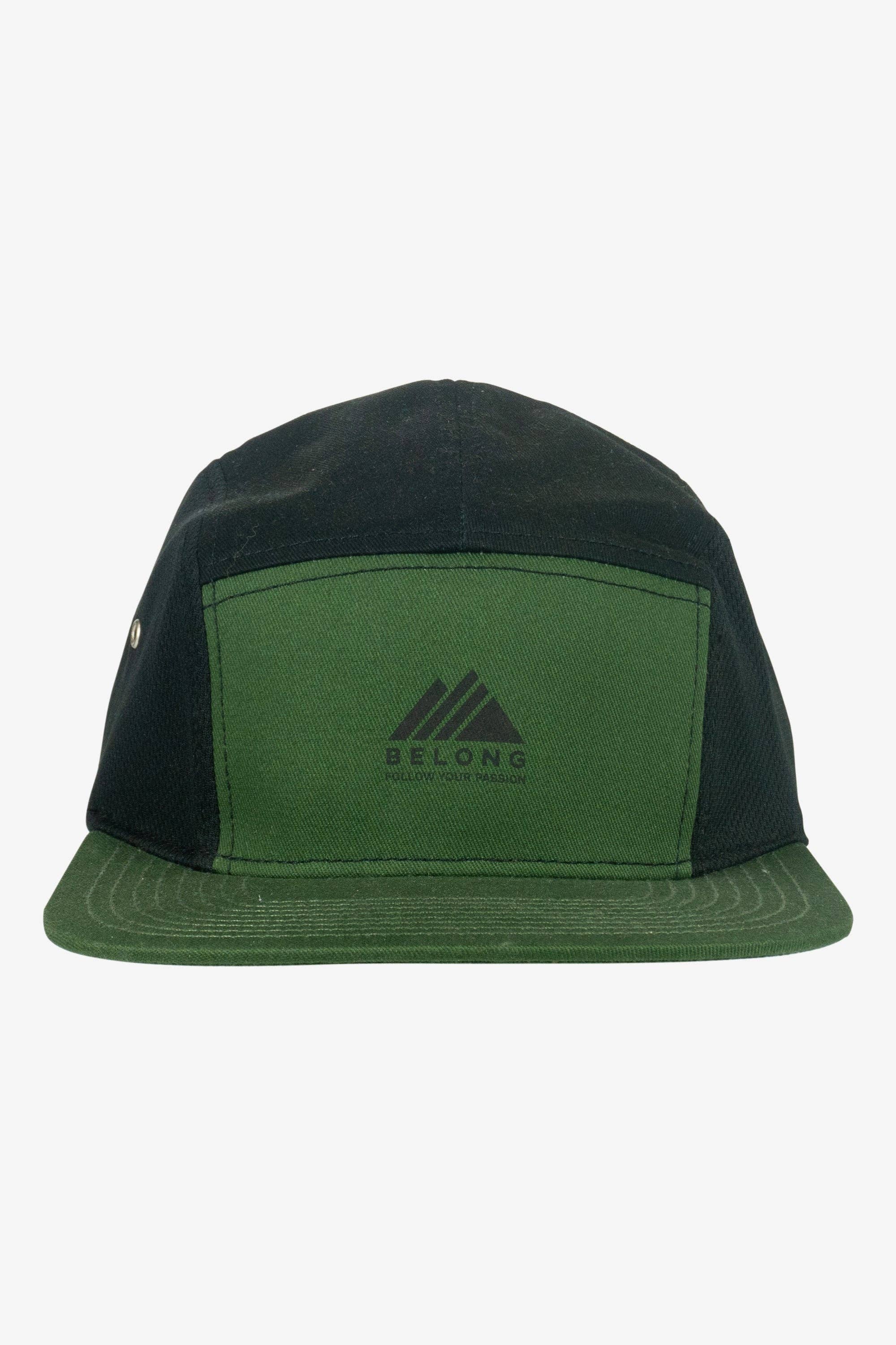 Belong Designs Crux 5-Panel Hat Green Canyon