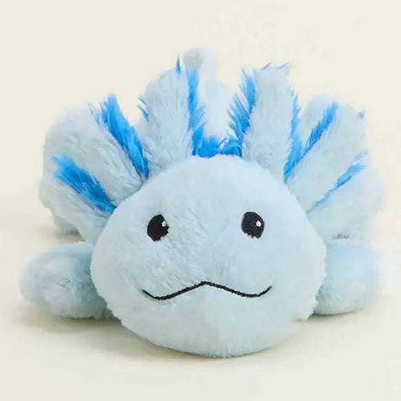 Warmies Junior Heated Plush Animals Blue Axoltol