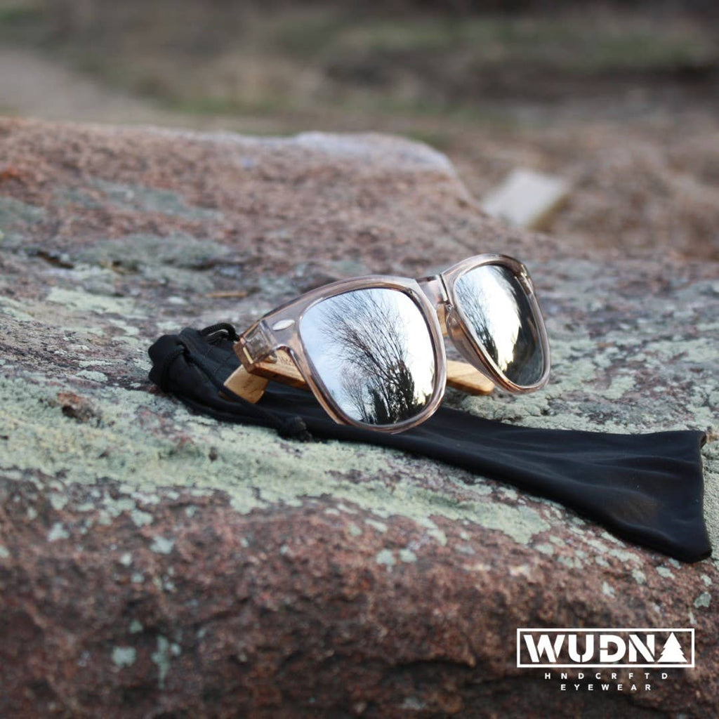 Real Wood Sunglasses - Grey Zebra Wood Wanderers