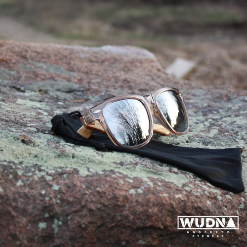 Real Wood Sunglasses - Grey Zebra Wood Wanderers