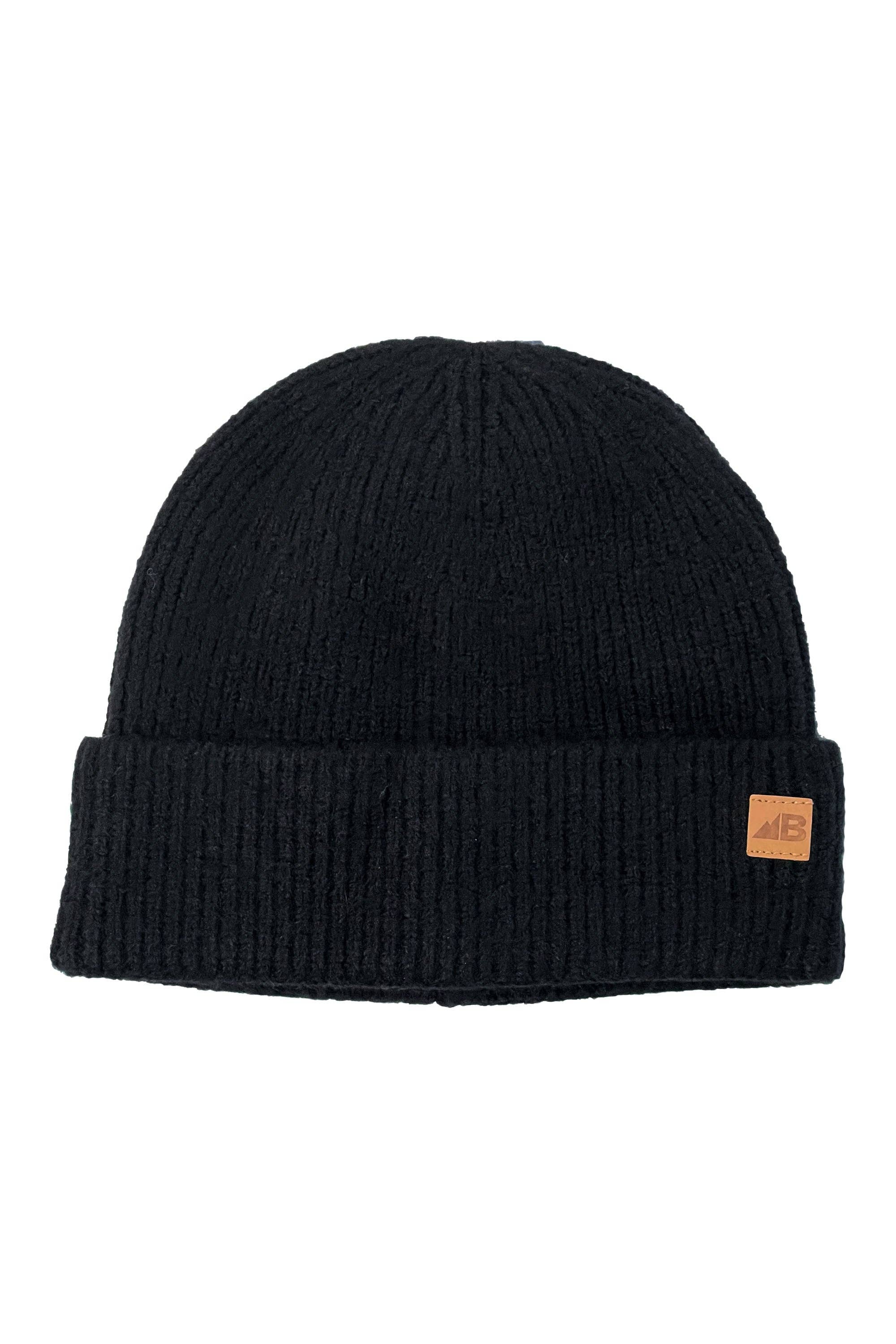Mesa Recycled Beanie Black