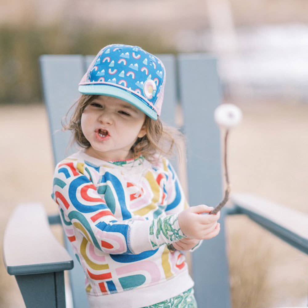 Kids' Mountain Rainbow Trucker