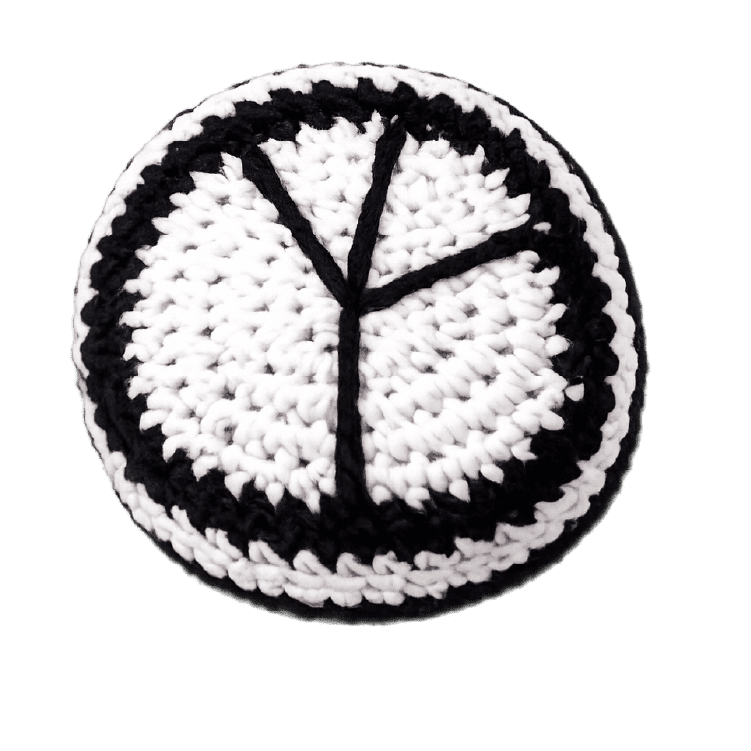 Novelty Brands Extreme Retro Hand-Knitted Kick Pouch Footbag