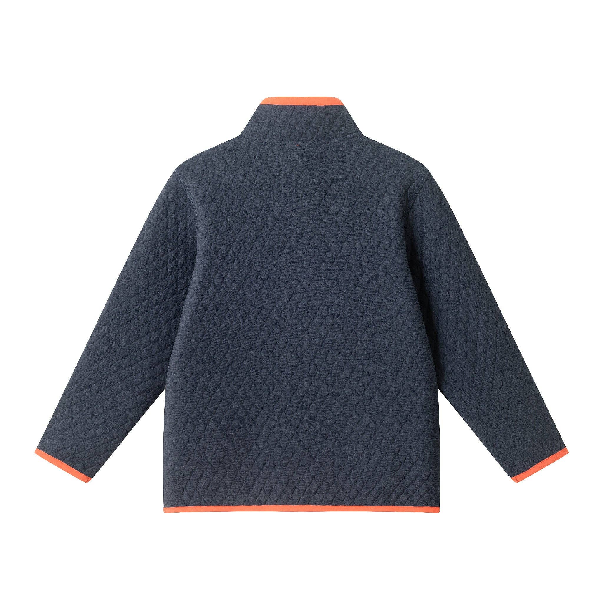 Kids Kids Diamond Quilted Quarter-Zip Pullover | Navy