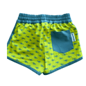 Keep the Littles Wild Hybrid Swim Shorts Neon Fish